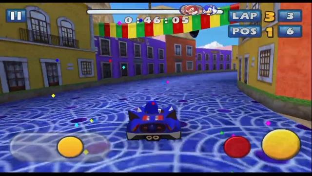 SONIC ALL-STARS RACING Jogo Estilo Mario Kart Muito Divertido Offline Para Passar o Tempo смотреть онлайн