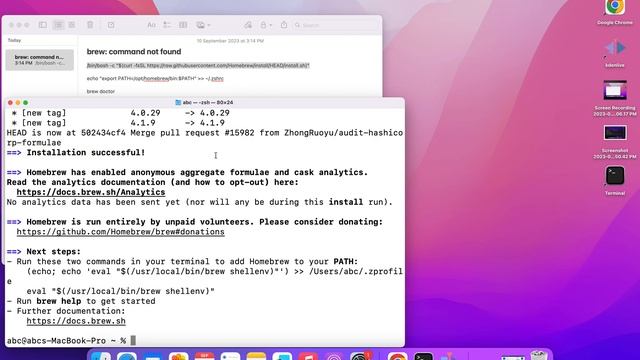 Brew: command not found in macos смотреть онлайн