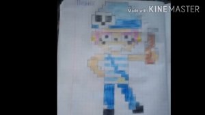 Нарисовал всех 35 бравлеров по клеточкам