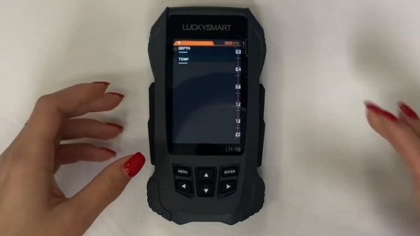 Эхолот Lucky Luckysmart LH-1B для всех видов рыбалки! Распаковка, настройки и пример работы!