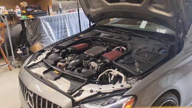2015 Mercedes Benz W205 C400 BMS Intake & BOV смотреть онлайн