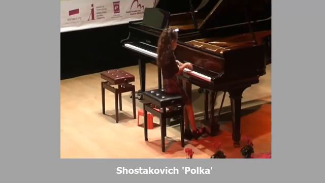 Soft Mozart students/graduates: Elizabeth Gervitz (Israel) Shostakovich 'Polka' смотреть онлайн