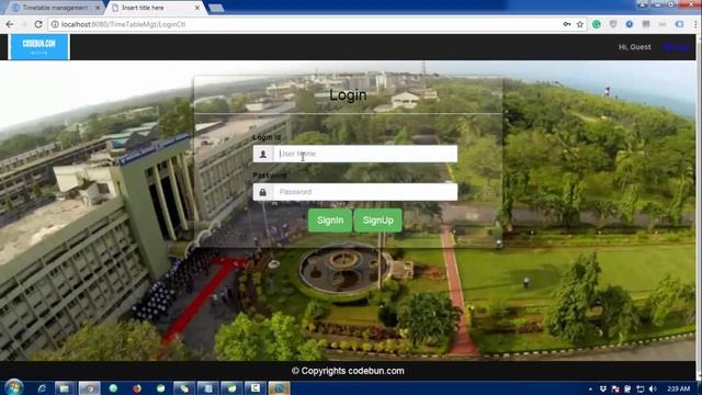 Java web project time table management using MVC, Maven, jsp, servlet and mysql смотреть онлайн