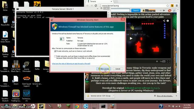 How to make a Terraria Server {with Hamachi}{Simple} смотреть онлайн
