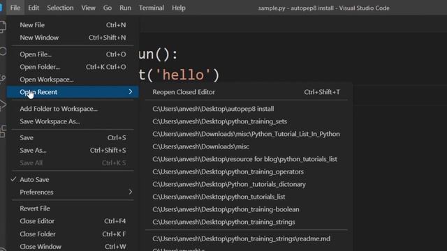 # 18 Python Tutorial for Beginners - Autopep8 extension смотреть онлайн