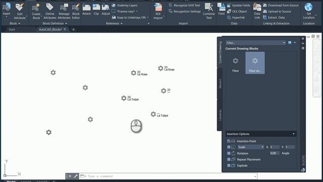 AutoCAD Block & Attribute Definition and Extraction смотреть онлайн