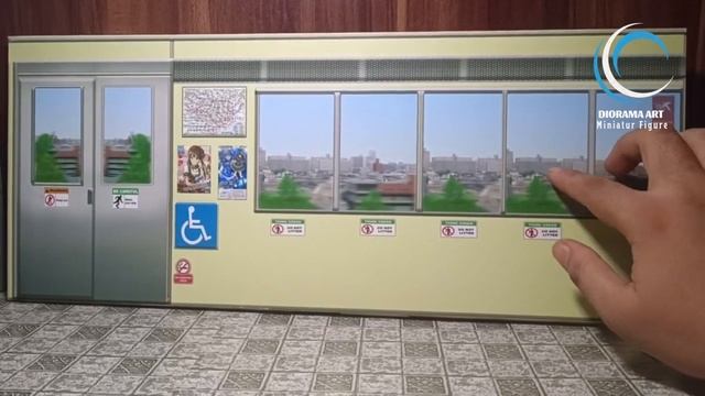 Miniatur diorama model train 1/12 for figma смотреть онлайн