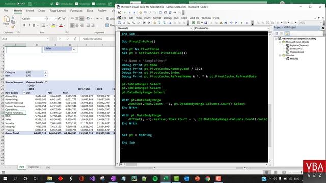 Pivot Tables Automation Using VBA - Complete course for free смотреть онлайн