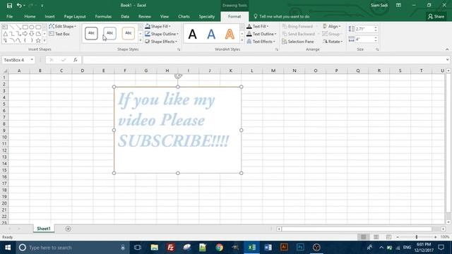 Microsoft Excel Tutorial Bangla 22 - Text Box смотреть онлайн
