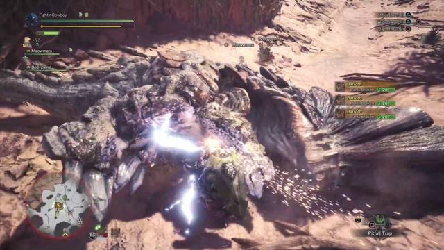 Monster Hunter World - Lance Gameplay - Weapons Showcase Part 7 смотреть онлайн