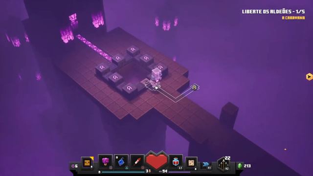 🏆 Mapa secreto e como pegar o amuleto do GOLEM DE FERRO 🏆 Minecraft Dungeons 🏆 смотреть онлайн