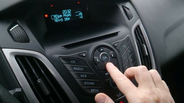 Настройка даты и времени на дисплее  Ford Focus 3 (форд фокус 3)