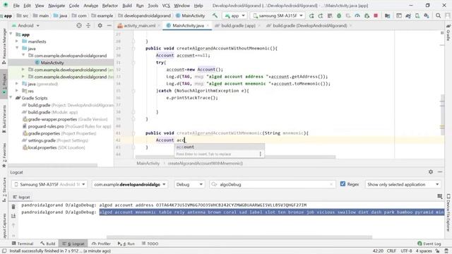 Getting Started With The Java algorand sdk смотреть онлайн