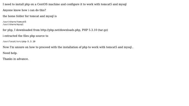 DevOps & SysAdmins: Installing/Configuring PHP to work with tomcat5 and mysql on CentOS смотреть онлайн