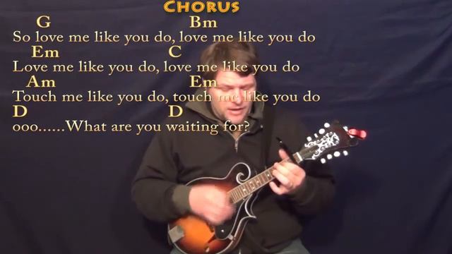 Love Me Like You Do - Mandolin Cover Lesson with Chords/Lyrics - Capo 1st Fret смотреть онлайн
