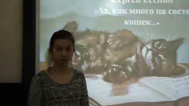 «Ах, как много на свете кошек…» С.Есенин смотреть онлайн