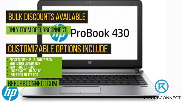 Certified Refurbished HP ProBook 430 G3 13.3" Laptop Intel Core I5 - RefurbConnect смотреть онлайн