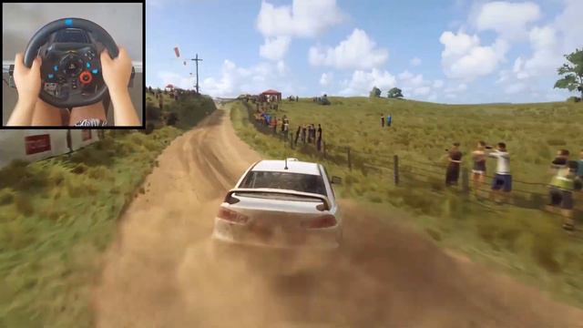 Mitsubishi Lancer Evo X - DiRT Rally 2.0 | Logitech G29 смотреть онлайн