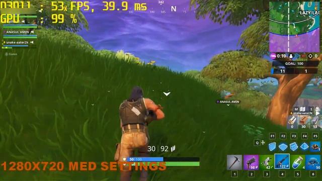 Fortnite Season 10 Gaming MX 230 Benchmark смотреть онлайн