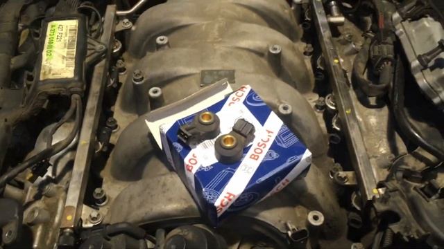 Снимаем впускной коллектор на мерседес w221 V8 M273 смотреть онлайн