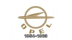 Opel historical logos