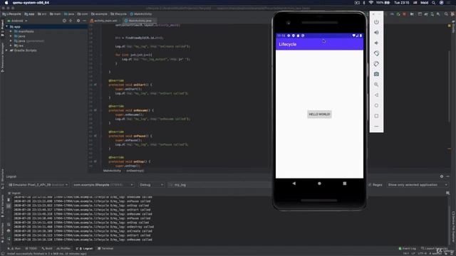 3 Android Activity Lifecycle смотреть онлайн
