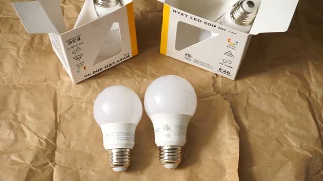 LED Bulbs: Ikea LEDARE 400 lm vs RYET 400 lm & 600 lm смотреть онлайн