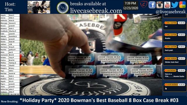 2020 Bowman's Best Baseball 8 Box Case Break PYT #03 смотреть онлайн