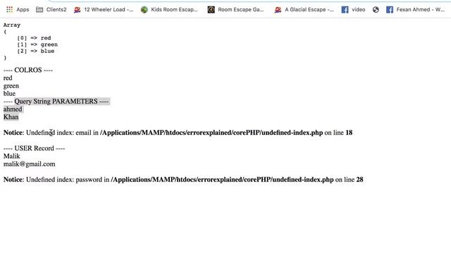 PHP error undefined index or offset смотреть онлайн