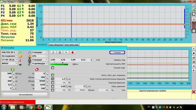 Настройка ГБО 4 поколения Stag Go-Fast своими руками / Set-up Of LPG 4