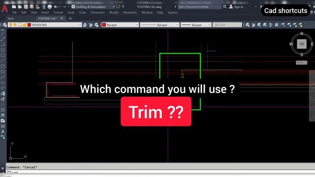 "Extrim" Command in AutoCAD | |trim in 1 click | AutoCAD Shortcuts for Intermediate | Cad Shortcuts смотреть онлайн