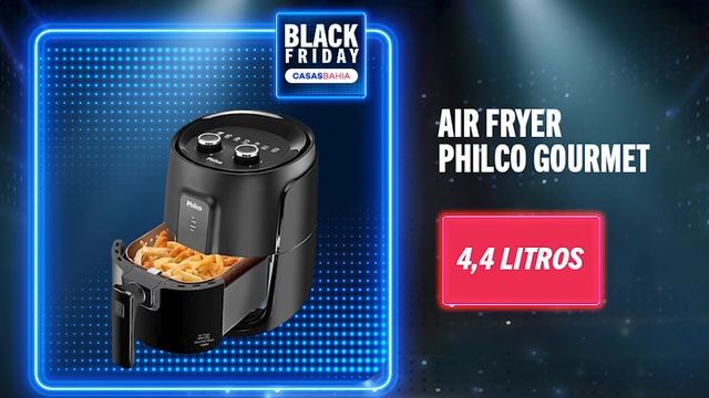 Peões liberam ofertas especiais de air fryer da Black Friday Casas Bahia смотреть онлайн
