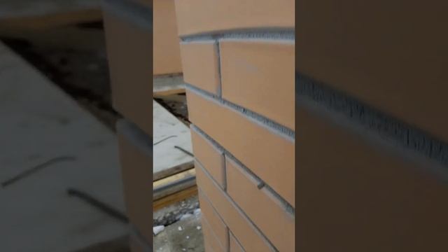 Кладка кирпича / Кладка колон забора #заборы #строительстводома Красивый забор