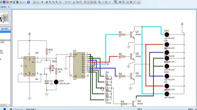 efecto de luces auto fantastico con 4017 y 555 смотреть онлайн