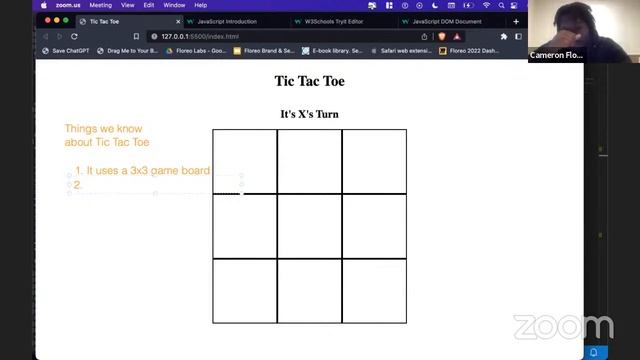 Practical Web Dev: Connecting HTML/CSS and Javascript (Tic Tac Toe pt3) смотреть онлайн