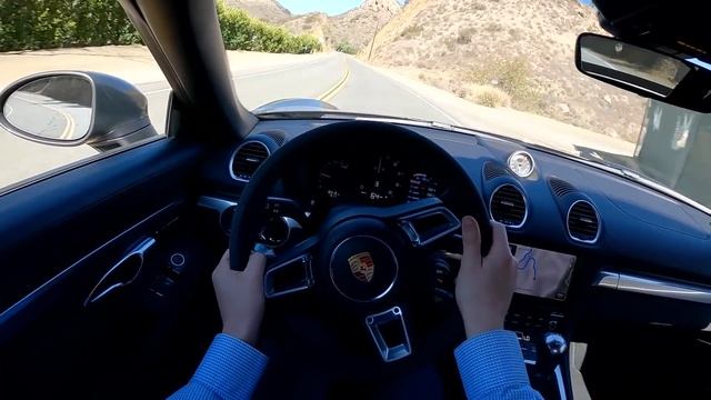 2021 Porsche Boxster GTS 4.0 - POV Test Drive (Binaural Audio) смотреть онлайн