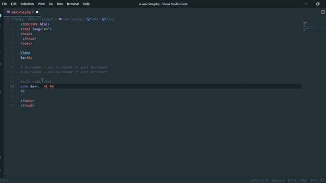 PHP 8 complete | part 7 Increment and Decrement operators | popular sk guide | in hindi | #php
