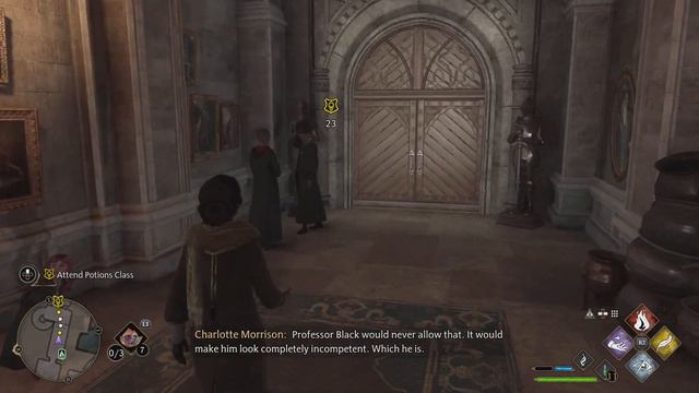 Students discussing Professor Black - Hogwarts Legacy смотреть онлайн