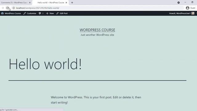 WordPress Web Development Course For Beginners Lecture 15 - WordPress Admin: "Comments" Tab смотреть онлайн