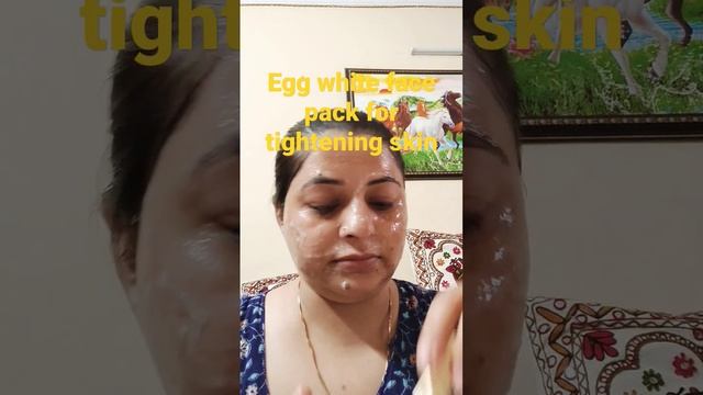 egg white face pack for skin tightening##homeremedy смотреть онлайн