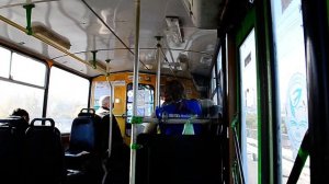 Пенза, поездка на троллейбусе ВЗТМ-5284 "1433" маршрут 7