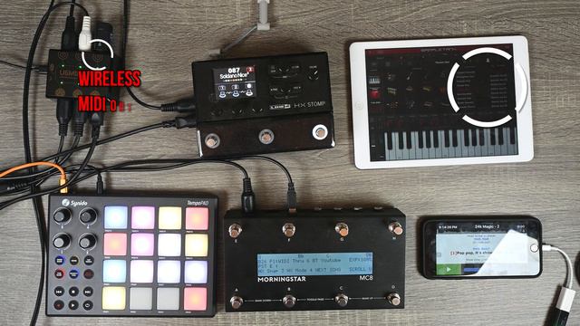 MIDI Splitter + Combiner + Routing + Filtering - CME U6MIDI PRO Demo смотреть онлайн