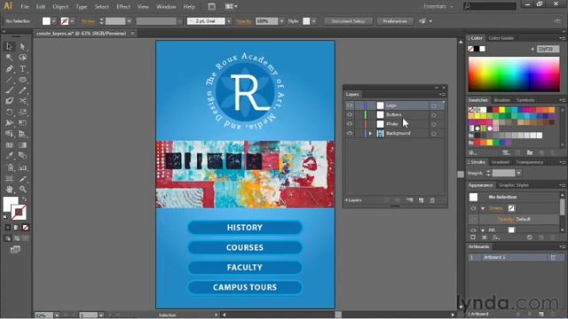 Урок 85. Создание и редактирование слоев в Adobe Illustrator. Полный курс обучение с нуля