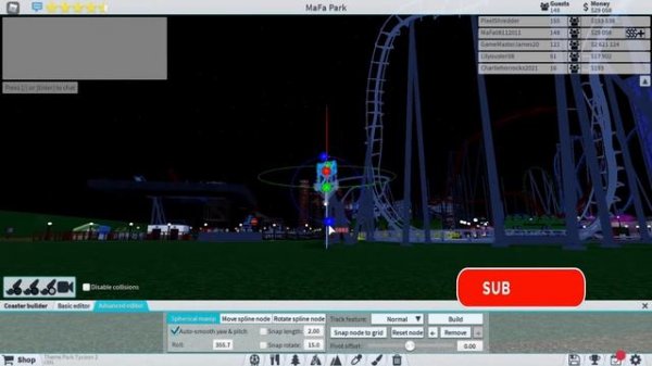 ROBLOX Theme Park Tycoon 2 - Take 2 - advanced editor