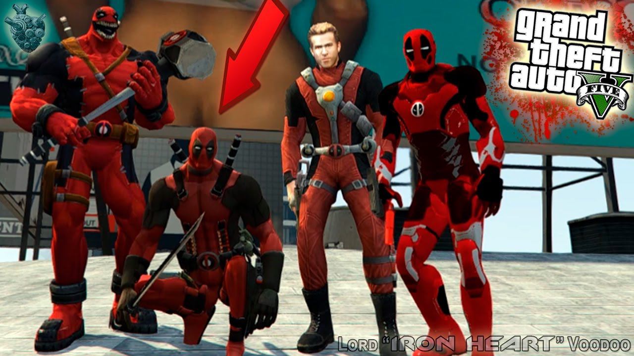 ГТА 5 МОДЫ! ДЭДПУЛ C ДРУЗЬЯМИ РАЗРУШАЕТ ГОРОД В ГТА 5! ВИДЕО ОБЗОР МОДОВ ИГРЫ GTA V! GTA 5 MODS #213 смотреть онлайн