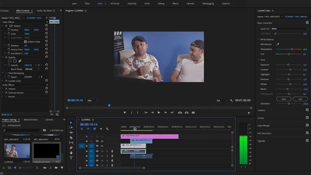 Как клонировать себя на видео - эффект двойника в Premiere Pro | Уроки Adobe Premiere Pro CC 2017 смотреть онлайн