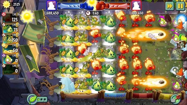 (Over 5M - Fire Peashooter Tournament) PvZ2 Arena Week 276 S55, High Level Plants - Jade League смотреть онлайн