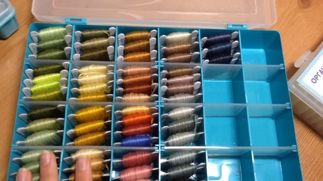 Обновленное хранение ниток мулине и мое мнение о нитках. смотреть онлайн
