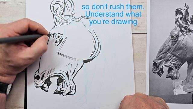 Sketching Tips For Using a Brush Pen INKTOBER смотреть онлайн