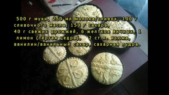 Рецепт кулича с лимонной цедрой и изюмом смотреть онлайн